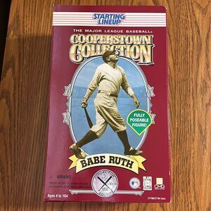😊3/$30 Starting Lineup Cooperstown Collection Babe Ruth NIB Collectable item
